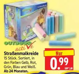 Edeka Herkules OUTDOOR active Straßenmalkreide Angebot