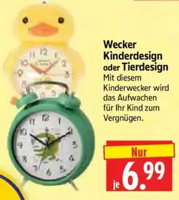 Edeka Herkules Wecker Kinderdesign oder Tierdesign Angebot
