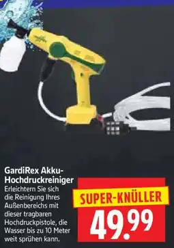 Edeka Herkules GardiRex Akku-Hochdruckreiniger Angebot