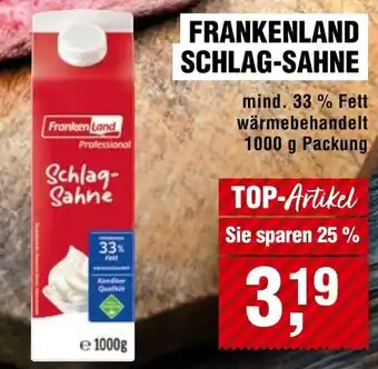 EDEKA Foodservice FrankenLand Schlag-Sahne Angebot