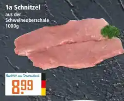 Klaas und Kock 1a Schnitzel aus der Schweineoberschale Angebot