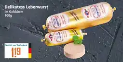 Klaas und Kock Delikatess Leberwurst im Golddarm Angebot