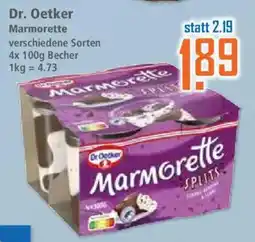 Klaas und Kock Dr. Oetker Marmorette Angebot