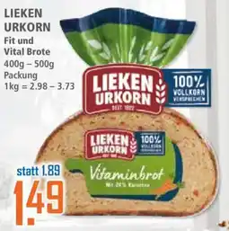 Klaas und Kock LIEKEN URKORN Vitaminbrot Angebot