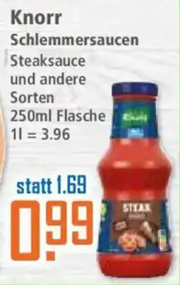 Klaas und Kock Knorr Schlemmersaucen Steaksauce Angebot