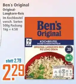 Klaas und Kock Ben's Original Langkorn-Reis Angebot