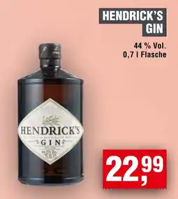 EDEKA Foodservice Hendrick's Gin Angebot