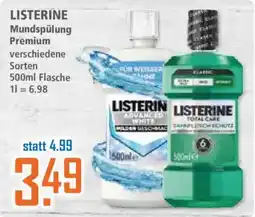 Klaas und Kock Listerine Mundspülung Premium Angebot