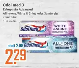 Klaas und Kock Odol med 3 Zahnpasta Advanced Angebot