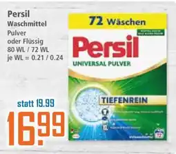 Klaas und Kock Persil Waschmittel Angebot