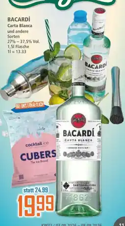 Klaas und Kock BACARDÍ Carta Blanca Angebot