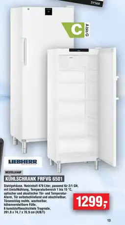 EDEKA Foodservice KÜHLSCHRANK FRFG 6501 Angebot