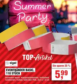 EDEKA Foodservice sigel EVENTBÄNDER BASIC Angebot