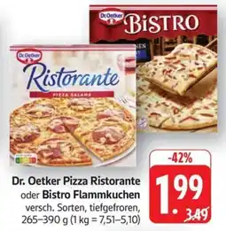 Schmidt's Märkte Dr. Oetker Pizza Ristorante oder Bistro Flammkuchen Angebot