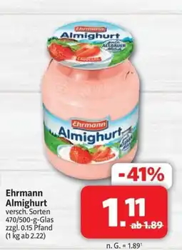 Markant Markt Ehrmann Almighurt Angebot
