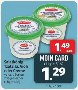 Markant Markt Salatkönig Tzatziki, Aioli oder Creme Angebot
