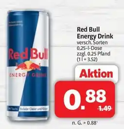 Markant Markt Red Bull Energy Drink Angebot