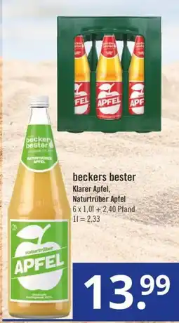 GetränkePartner beckers bester Naturtrüber Apfel Angebot