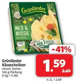 Markant Markt Grünländer Käsescheiben Angebot