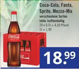 GetränkePartner Coca-Cola, Fanta, Sprite, Mezzo-Mix Angebot