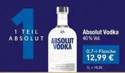 GetränkePartner Absolut Vodka Angebot