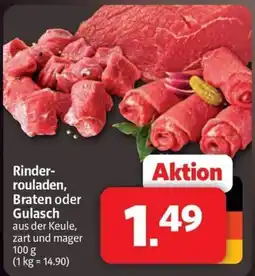 Markant Markt Rinderrouladen, Braten oder Gulasch Angebot