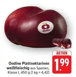 Schmidt's Märkte Ondine Plattnektarinen weiβfleischig Angebot
