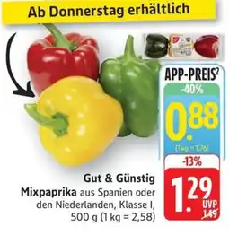 Schmidt's Märkte Gut & Günstig Mixpaprika Angebot