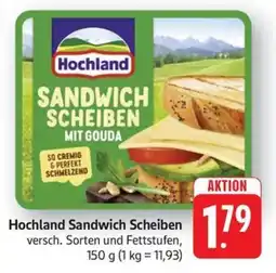 Schmidt's Märkte Hochland Sandwich Scheiben Angebot