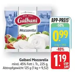 Schmidt's Märkte Galbani Mozzarella Angebot