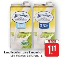 Schmidt's Märkte Landliebe haltbare Landmilch Angebot