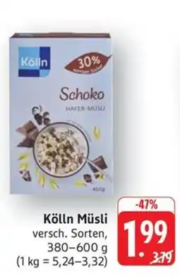 Schmidt's Märkte Kölln Müslis Schoko Hafer-Müsli Angebot