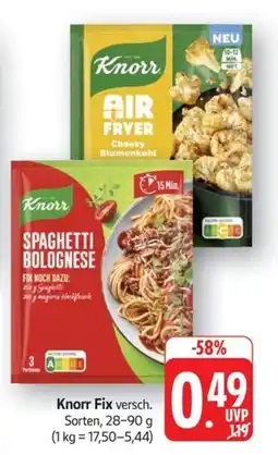 Schmidt's Märkte Knorr Fix Angebot