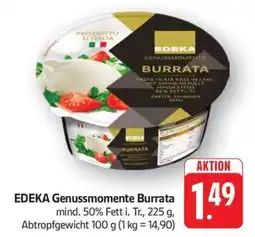 Schmidt's Märkte EDEKA Genussmomente Burrata Angebot