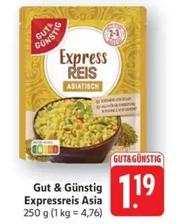 Schmidt's Märkte Gut & Günstig Expressreis Asia Angebot