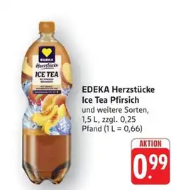 Schmidt's Märkte EDEKA Herzstücke Ice Tea Pfirsich Angebot