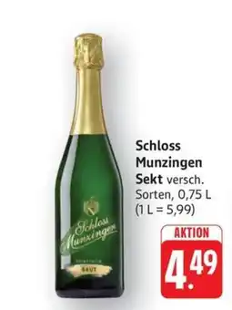 Schmidt's Märkte Schloss Munzingen Sekt Angebot