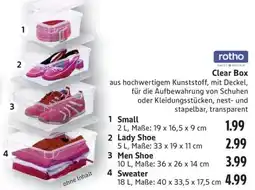 Schmidt's Märkte rotho Clear Box Angebot