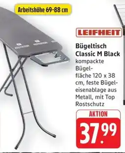 Schmidt's Märkte LEIFHEIT Bügeltisch Classic M Black Angebot