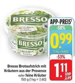 Schmidt's Märkte Bresso Brotaufstrich mit Kräutern aus der Provence Angebot