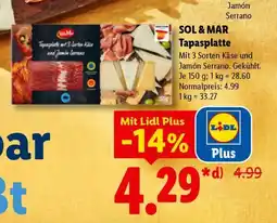 Lidl SOL & MAR Tapasplatte Angebot