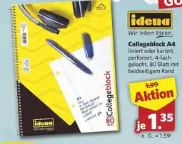 Combi idena Collegeblock A4 Angebot