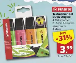 Combi STABILO Textmarker-Set BOSS Original Angebot