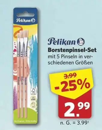 Combi Pelikan Borstenpinsel-Set Angebot