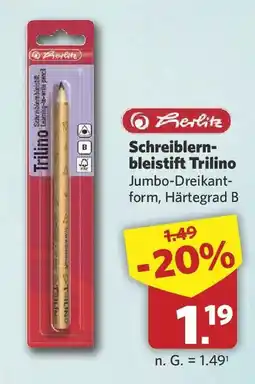 Combi Herlitz Schreiblembleistin Trilino Angebot