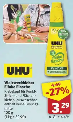 Combi UHU Vielzweckkleber Flinke Flasche Angebot