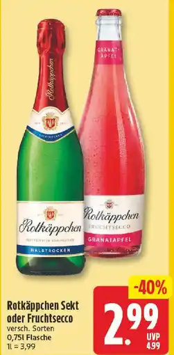 NP Discount Rotkäppchen Sekt oder Fruchtsecco Angebot