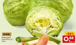 Netto Marken-Discount HEIMAT Eisbergsalat Angebot
