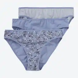 NKD Damen-Minislip mit hohem Baumwollanteil, 3er-Pack Angebot