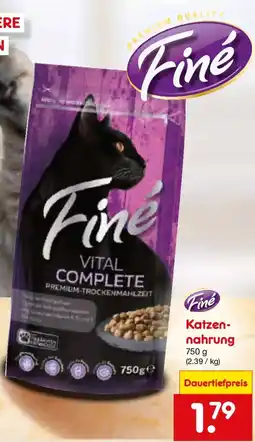 Netto Marken-Discount Finé Katzennahrung Angebot